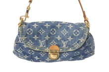 Load image into Gallery viewer, Louis Vuitton ルイヴィトン ミニプリーティ ワンショルダーバッグ ハンドバッグ M95050 モノグラムデニム ブルー 4c068096
