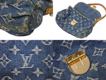 Load image into Gallery viewer, Louis Vuitton ルイヴィトン ミニプリーティ ワンショルダーバッグ ハンドバッグ M95050 モノグラムデニム ブルー 4c068096