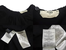 画像をギャラリービューアに読み込む, FENDI フェンディ トップス トップス 16年 FS6750 2ZM イタリア製 コットン ブラック サイズ36 美品 中古 4c068103 正規品
