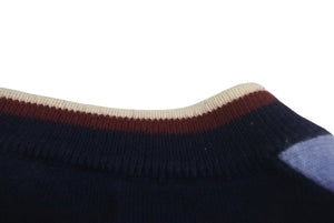 PHAT FARM ファットファーム ニット セーター オーバーサイズ CHINA製 コットン ブルー ホワイト レッド サイズXXL 美品 中古 4c068105