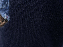 画像をギャラリービューアに読み込む, POLO RALPH LAUREN ポロ・ラルフローレン ベア ウール ニット セーター ネイビー 0105742GH クマ サイズS 美品 中古 4c068119