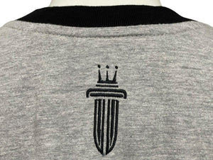 未使用 DADA SUPREME ダダ シュプリーム Sword 半袖Ｔシャツ サイズXL グレー ブラック シルバー ラバープリント 中古 4c068108 