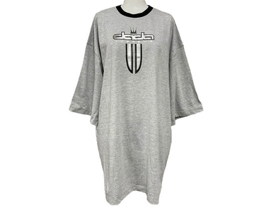 未使用 DADA SUPREME ダダ シュプリーム Sword 半袖Ｔシャツ サイズXL グレー ブラック シルバー ラバープリント 中古 4c068108 