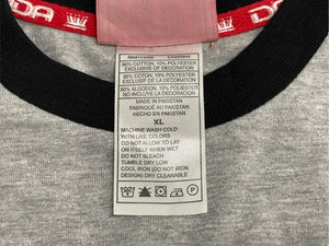 未使用 DADA SUPREME ダダ シュプリーム Sword 半袖Ｔシャツ サイズXL グレー ブラック シルバー ラバープリント 中古 4c068108 