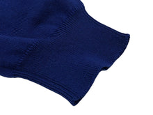 Load image into Gallery viewer, 美品 ISAIA イザイア ウール ニット ブルー 青 刺繍 長袖 トップス サイズXL 中古 4c068113