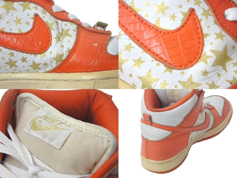 Supreme × Nike SB Dunk High Orange Stars シュプリーム ナイキ Supreme × Nike SB Dunk High Orange Stars シュプリーム ナイキ