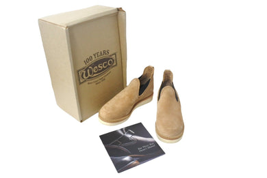 ChromeHearts クロムハーツ WESCO ウエスコ ROMEO ロメオ シルバー装飾サイドゴアブーツ スエード シルバー925 9 良品 中古 4c068126