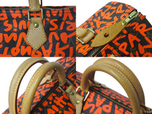 Load image into Gallery viewer, LouisVuitton ルイヴィトン モノグラム グラフィティ スピーディ30 ボストンバッグ M93705 ブラウン オレンジ 美品 中古 4c068205