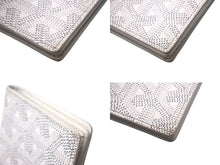 画像をギャラリービューアに読み込む, GOYARD ゴヤール マルゼルブ カードケース パスケース MALESHPMLTY50CL50X ホワイト イエロー ヘリンボーン 美品 中古 4c068210