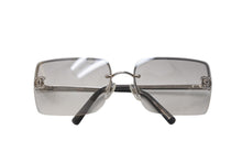 Load image into Gallery viewer, 極美品 CHANEL シャネル サングラス 4092-B c.124/6I サイズ62□15 120 シルバー グレー プラスチック ラインストーン 中古 4c068228