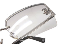 Load image into Gallery viewer, 極美品 CHANEL シャネル サングラス 4092-B c.124/6I サイズ62□15 120 シルバー グレー プラスチック ラインストーン 中古 4c068228