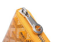 画像をギャラリービューアに読み込む, 極美品 GOYARD ゴヤール マティニョンGM 長財布 ヘリンボーン柄 ラウンドファスナー イエロー 中古 4c068231