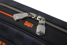 画像をギャラリービューアに読み込む, LOUIS VUITTON ルイヴィトン N60245 トゥルーストワレ GM ダミエコバルト クラッチバッグ ポーチ ネイビー ICチップ 中古 4c068266