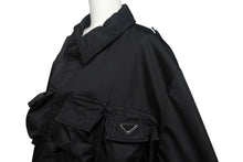 Load image into Gallery viewer, PRADA プラダ Re-Nylon サファリジャケット ブラック サイズ52 SGC553_1WQ8_F0002_S_OOO 美品 中古 4c068275