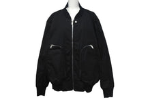 Load image into Gallery viewer, Rick Owens リックオウエンス バウハウス ボンバージャケット RU01D3791 サイズ46 ブラック コットン 24SS 美品 中古 4c068276