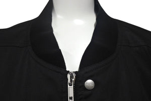 Rick Owens リックオウエンス バウハウス ボンバージャケット RU01D3791 サイズ46 ブラック コットン 24SS 美品 中古 4c068276