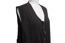 Load image into Gallery viewer, Paul Harnden Shoemakers ポールハーデン jerkin vest silk ジップアップ ブラウン サイズXL 美品 中古 4c068277