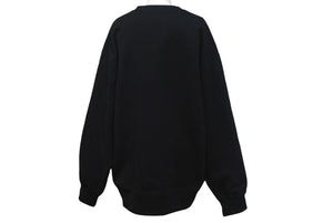 極美品 Supreme シュプリーム Yohjiyamamoto ヨウジヤマモト CrewneckSweat クルーネックスウェット 20FW サイズL ブラック 中古 4c068278 