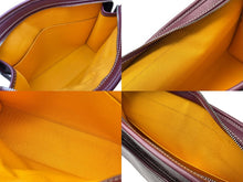 画像をギャラリービューアに読み込む, 極美品 GOYARD ゴヤール ジュバンスMM ポーチ クラッチバッグ ゴヤールディンキャンバス カーフスキン バーガンディ 中古 4c068290