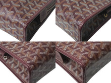 画像をギャラリービューアに読み込む, 極美品 GOYARD ゴヤール ジュバンスMM ポーチ クラッチバッグ ゴヤールディンキャンバス カーフスキン バーガンディ 中古 4c068290