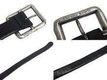 Load image into Gallery viewer, Chrome Hearts クロムハーツ BLT SCRLREC レクタングルスクロール サイズ34 レザーベルト ブラック 美品 中古 4c068292