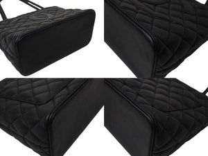 CHANEL シャネル ハンドバッグ 復刻トート キャビアスキン マトラッセ ココマーク 7番台 シルバー金具 美品 中古 4c068299