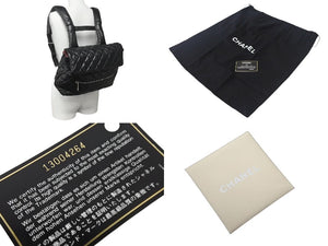 CHANEL シャネル コココクーン リュック デイパック 13番台 イタリア製 レザー ブラック シルバー金具 美品 中古 4c068300