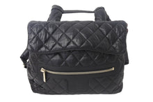 Load image into Gallery viewer, CHANEL シャネル コココクーン リュック デイパック 13番台 イタリア製 レザー ブラック シルバー金具 美品 中古 4c068300