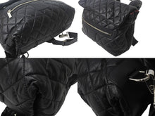 Load image into Gallery viewer, CHANEL シャネル コココクーン リュック デイパック 13番台 イタリア製 レザー ブラック シルバー金具 美品 中古 4c068300