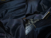 Load image into Gallery viewer, Christian Dior クリスチャン ディオール トロッター サドルバッグ ワンショルダーバッグ キャンバス レザー ネイビー 美品 中古 4c068302