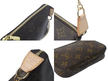Load image into Gallery viewer, 極美品 LOUIS VUITTON ルイヴィトン モノグラム ミニポシェット アクセソワール アクセサリーポーチ M58009 ブラウン 中古 4c068316