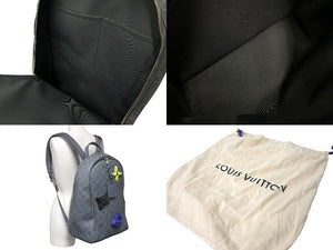 極美品 LOUIS VUITTON ルイヴィトン エリプス バックパック リュック M20877 トリヨン クライミング レザー シルバー金具 中古 4c068320
