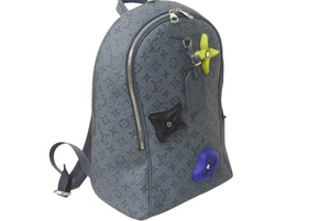 極美品 LOUIS VUITTON ルイヴィトン エリプス バックパック リュック M20877 トリヨン クライミング レザー シルバー金具 中古 4c068320
