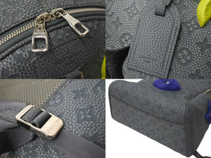 極美品 LOUIS VUITTON ルイヴィトン エリプス バックパック リュック M20877 トリヨン クライミング レザー シルバー金具 中古 4c068320