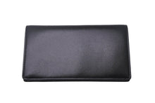 Load image into Gallery viewer, 新品同様 CHANEL シャネル ジャケットモチーフ 長財布 二つ折り財布 スペイン製 レザー ブラック シルバー金具 中古 4c068328