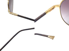 画像をギャラリービューアに読み込む, 極美品 LOUIS VUITTON ルイヴィトン コンスピラシオン パイロット ダミエキャンバス サングラス Z0202U ブラウン 中古 4c068330