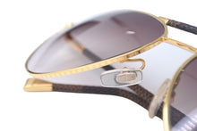 画像をギャラリービューアに読み込む, 極美品 LOUIS VUITTON ルイヴィトン コンスピラシオン パイロット ダミエキャンバス サングラス Z0202U ブラウン 中古 4c068330