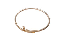 Load image into Gallery viewer, Cartier カルティエ ジュストアンクル ブレスレット スモールサイズ B6062517 Au750 9.0g ピンクゴールド 美品 中古 4c068335