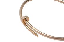 Load image into Gallery viewer, Cartier カルティエ ジュストアンクル ブレスレット スモールサイズ B6062517 Au750 9.0g ピンクゴールド 美品 中古 4c068335