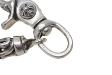 Load image into Gallery viewer, CHROME HEARTS クロムハーツ 9LINK ROLLER LONG-T オールド 2クリップ ロング ローラー ウォレットチェーン 美品 中古 4c068348
