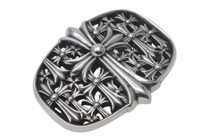 CHROME HEARTS クロムハーツ BUCKL CEMETERY1.5 セメタリークロス バックル シルバー925 重量294g .925 2003 刻印 美品 中古 4c068349