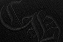 Load image into Gallery viewer, CHROME HEARTS クロムハーツ CH 刺繍 ニットキャップ ビーニー 2238-304-4102 ウール ブラック 美品 中古 4c068351