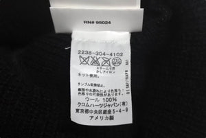 CHROME HEARTS クロムハーツ CH 刺繍 ニットキャップ ビーニー 2238-304-4102 ウール ブラック 美品 中古 4c068351