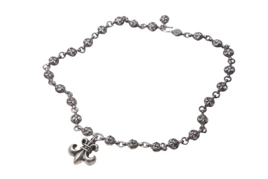 CHROME HEARTS クロムハーツ フレアボールチェーンBSフレア 925 ネックレス 124.4g 全長約54cm 美品 中古 4c068359