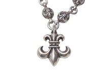 Load image into Gallery viewer, CHROME HEARTS クロムハーツ フレアボールチェーンBSフレア 925 ネックレス 124.4g 全長約54cm 美品 中古 4c068359