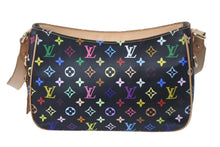 画像をギャラリービューアに読み込む, 新品同様 LOUIS VUITTON ルイ ヴィトン ロッジPM ショルダーバッグ M40054 モノグラムキャンバス ブラック 中古 4c068368