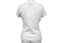 Load image into Gallery viewer, ChristianDior クリスチャンディオール 半袖Tシャツ トロッター柄 フラワー刺繍 ロゴハーフ ホワイト マルチカラー 38 美品 中古 4c068384
