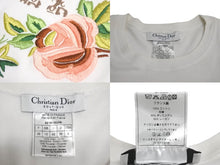 Load image into Gallery viewer, ChristianDior クリスチャンディオール 半袖Tシャツ トロッター柄 フラワー刺繍 ロゴハーフ ホワイト マルチカラー 38 美品 中古 4c068384