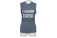 画像をギャラリービューアに読み込む, Christian Dior クリスチャンディオール J&#39;ADORE ジャドール タンクトップ トロッター 3E16155301 サイズ36 ネイビー ホワイト 美品 中古 4c068386