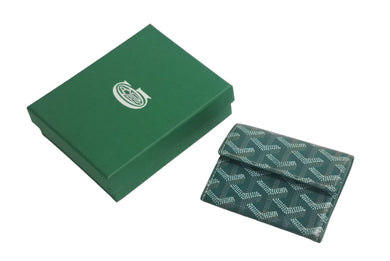 極美品 GOYARD ゴヤール マリニー ウォレット コインケース 小銭入れ カードケース PVC レザー グリーン MARIGNPMLTY09CL09P 中古 4c068389